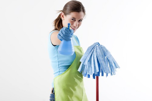 Carpet cleaning professional in Chiswick working on a fresh interior floor