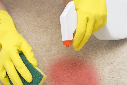 Freshly cleaned carpet in a Chiswick home interior