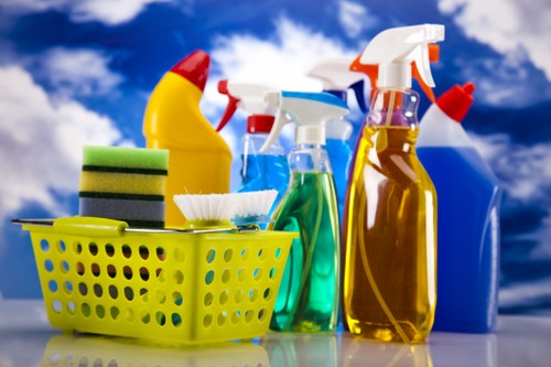 Sustainable carpet cleaning with recyclable packaging and responsible waste sorting