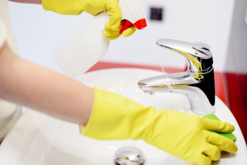 Domestic cleaning service in Chiswick for a bright kitchen