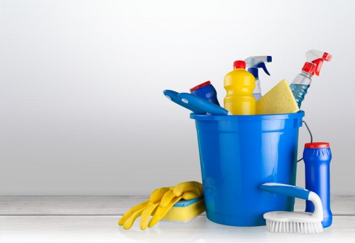 Detailed builders cleaning in a Chiswick property after renovation work