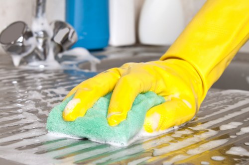 One off cleaning team preparing a Chiswick property for a reset